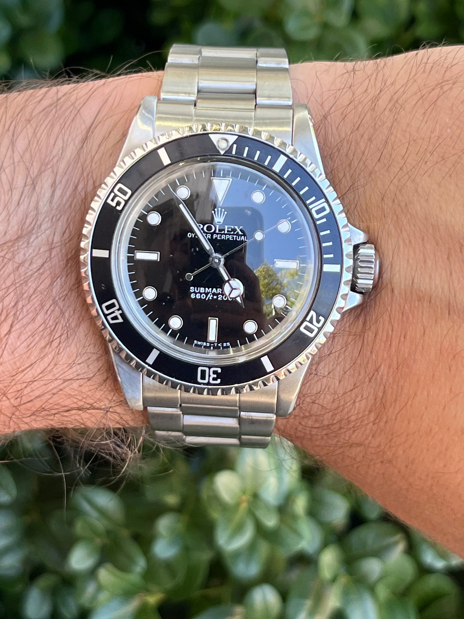 1989 Rolex Submariner No Date Reference 5513 Stainless Steel Black Dial