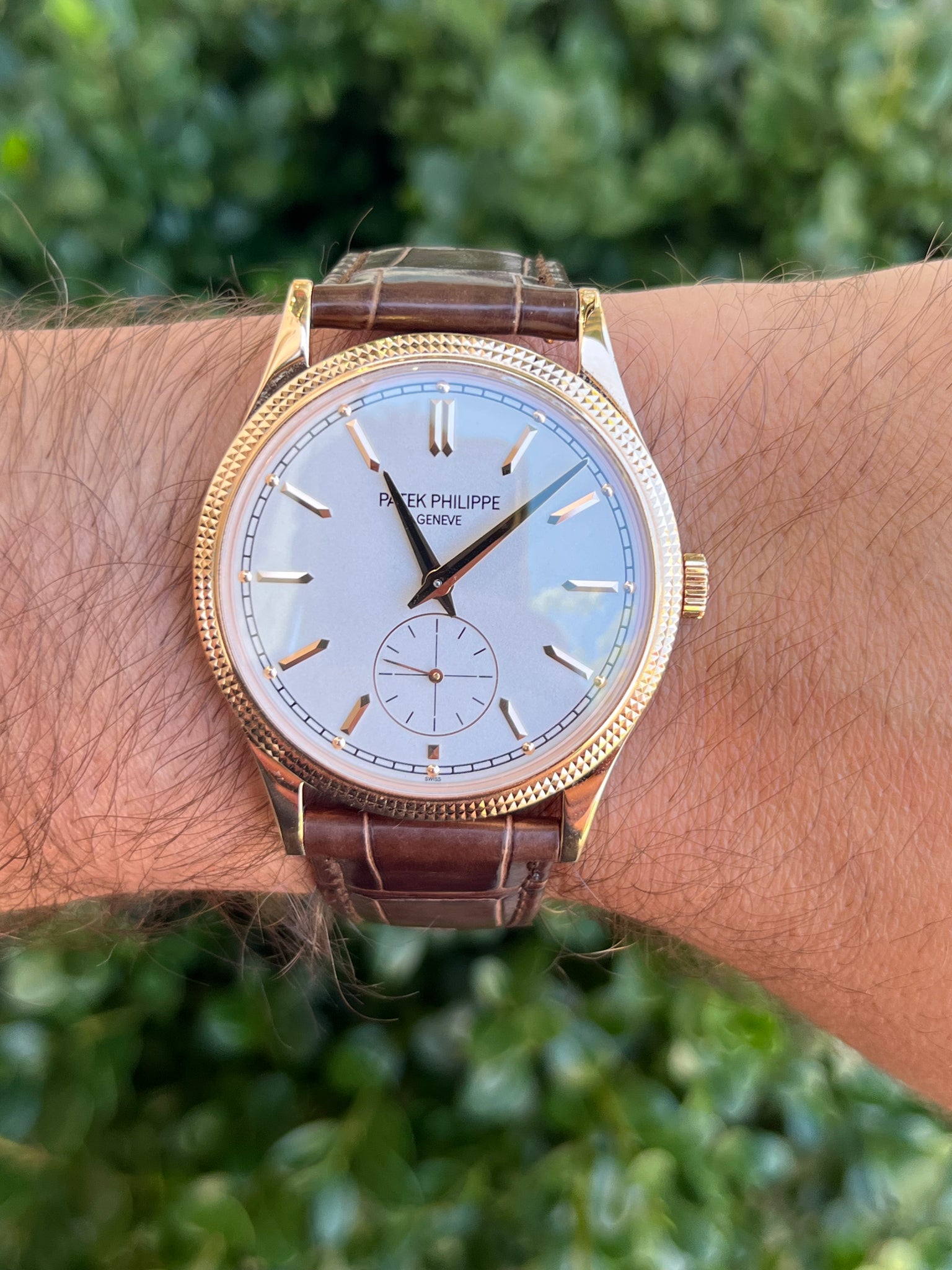 2021 Patek Philippe Calatrava 6119R-001 Rose Gold White Dial