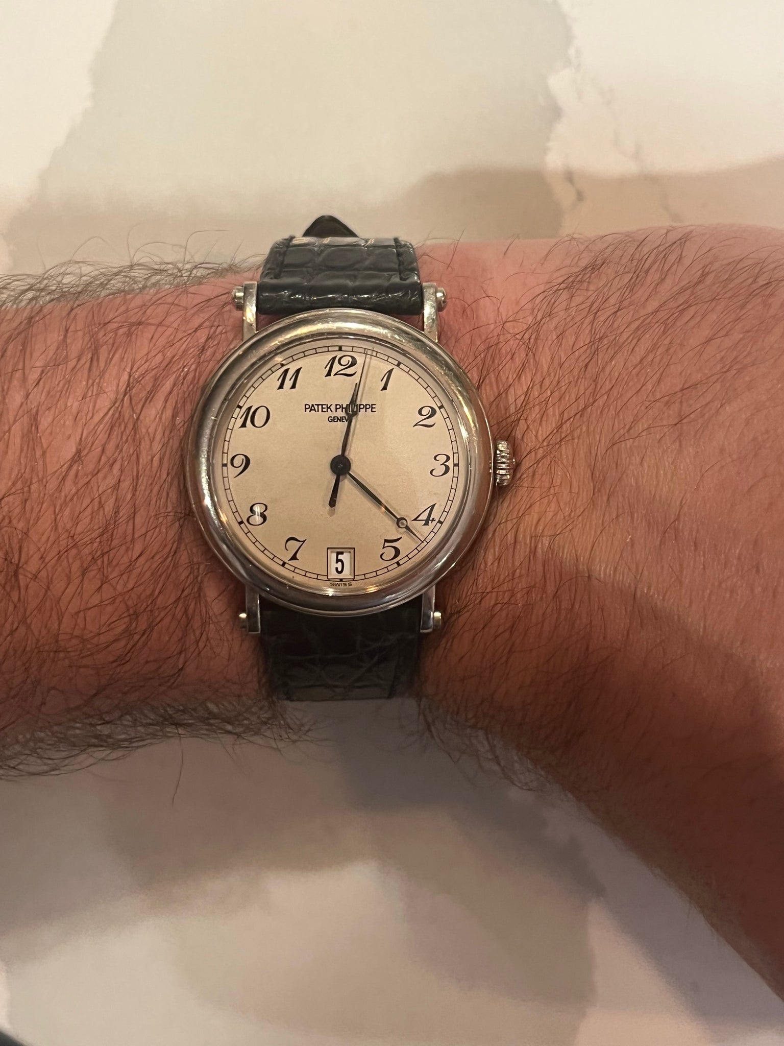 Patek Philippe Calatrava 5053G White Gold Porcelain Dial Limited Edition