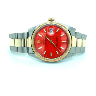 1970 Rolex Datejust 36 Buckley Dial on Two Tone Oyster Bracelet