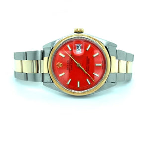 1970 Rolex Datejust 36 Buckley Dial on Two Tone Oyster Bracelet