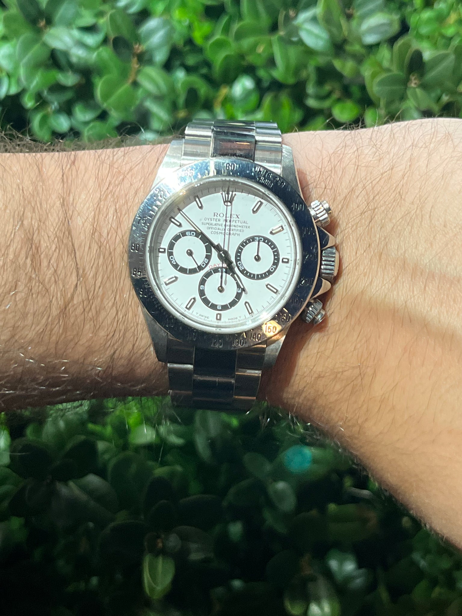 1996 Rolex Daytona Reference 16520 Stainless Steel White Dial