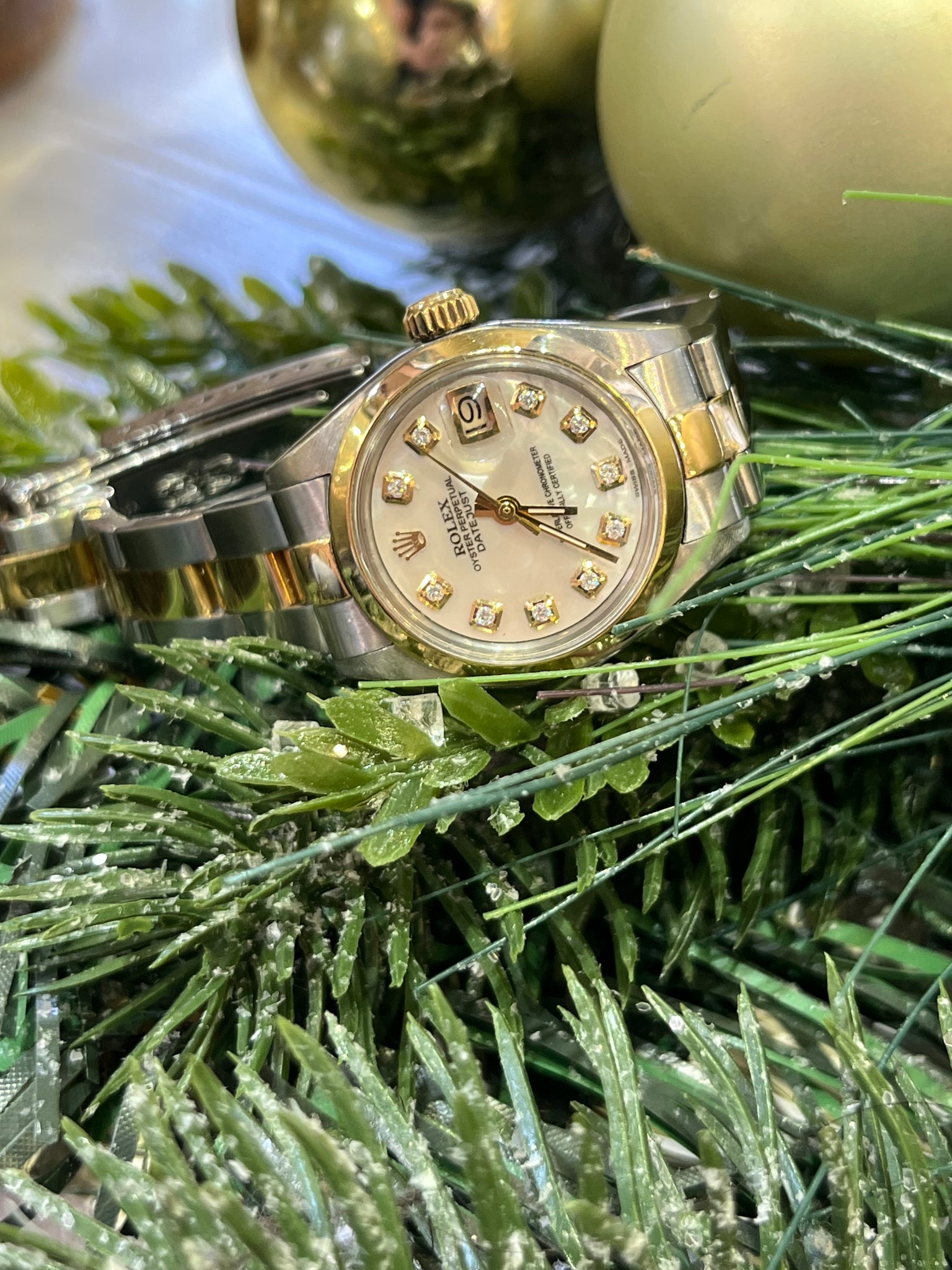 1975 Rolex Datejust 6916 'Ladies' Yellow Gold Stainless Steel