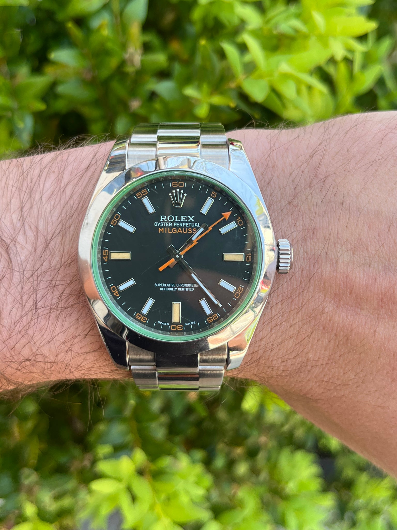 2009 Rolex Milgauss ref 116400GV