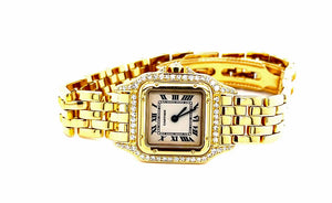 Cartier 18kt Yellow Gold Small Panthere’ Factory Diamonds Complete