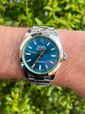 2019 Rolex Milgauss ref 116400GV Z-Blue Dial Complete