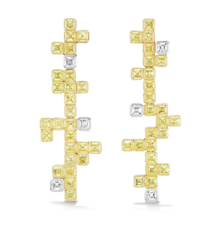 Tetris Earrings