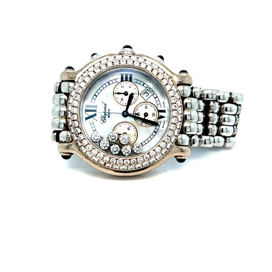 Chopard Happy Sport Chronograph 'Ladies' Diamond 38mm