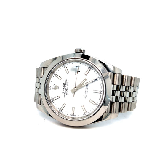 2019 Rolex Datejust 41 126300 White Dial Jubilee