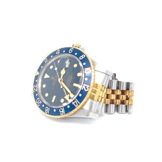 1985 Rolex 18K GMT-Master 16753 Stainless Steel Yellow Gold Rare