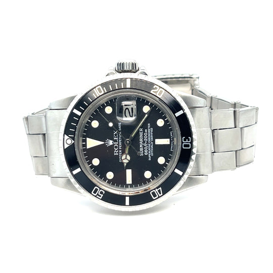 1972 Rolex Submariner Date Reference 1680 Stainless Steel Black Dial