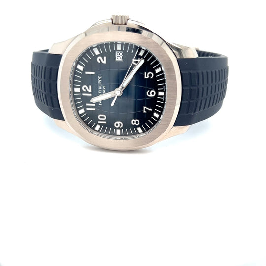 2022 Patek Philippe Aquanaut Reference 5168G White Gold Blue Dial