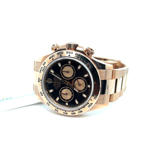 2020 Rolex Daytona Reference 116505 Rose Gold Black Dial