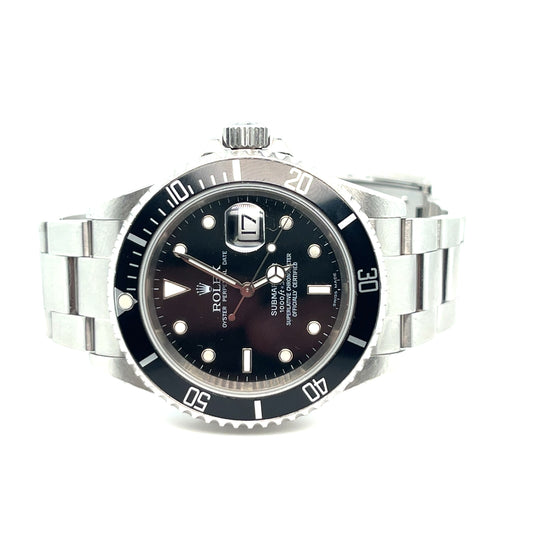 2004 Rolex Submariner 11610 Stainless Steel Black Dial