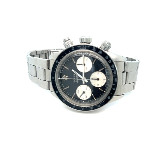 1973 Rolex Daytona Reference 6263 Stainless Steel Black Sigma Dial