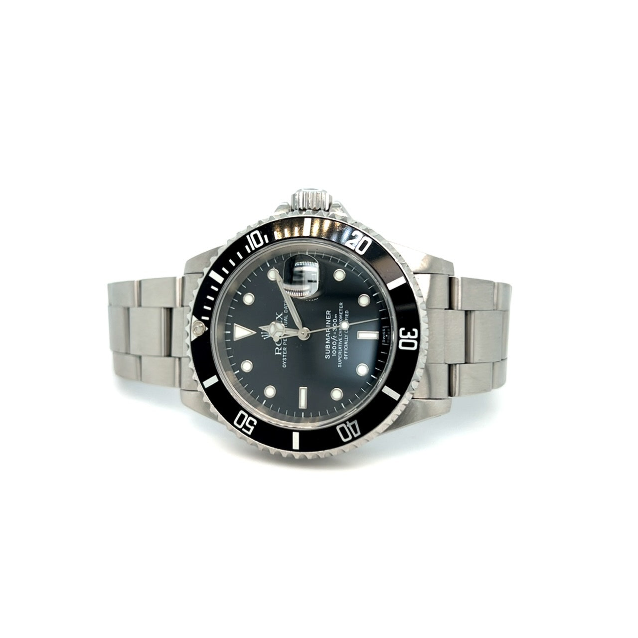 1999 Rolex Submariner Date Reference 16610 Stainless Steel Black Dial