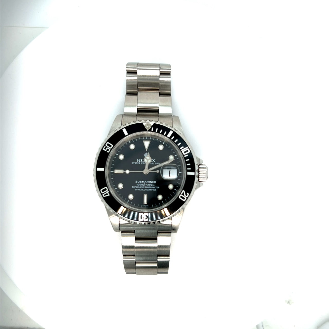 1999 Rolex Submariner Date Reference 16610 Stainless Steel Black Dial