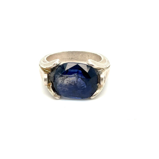 8.88ct No Heat African Sapphire Ring