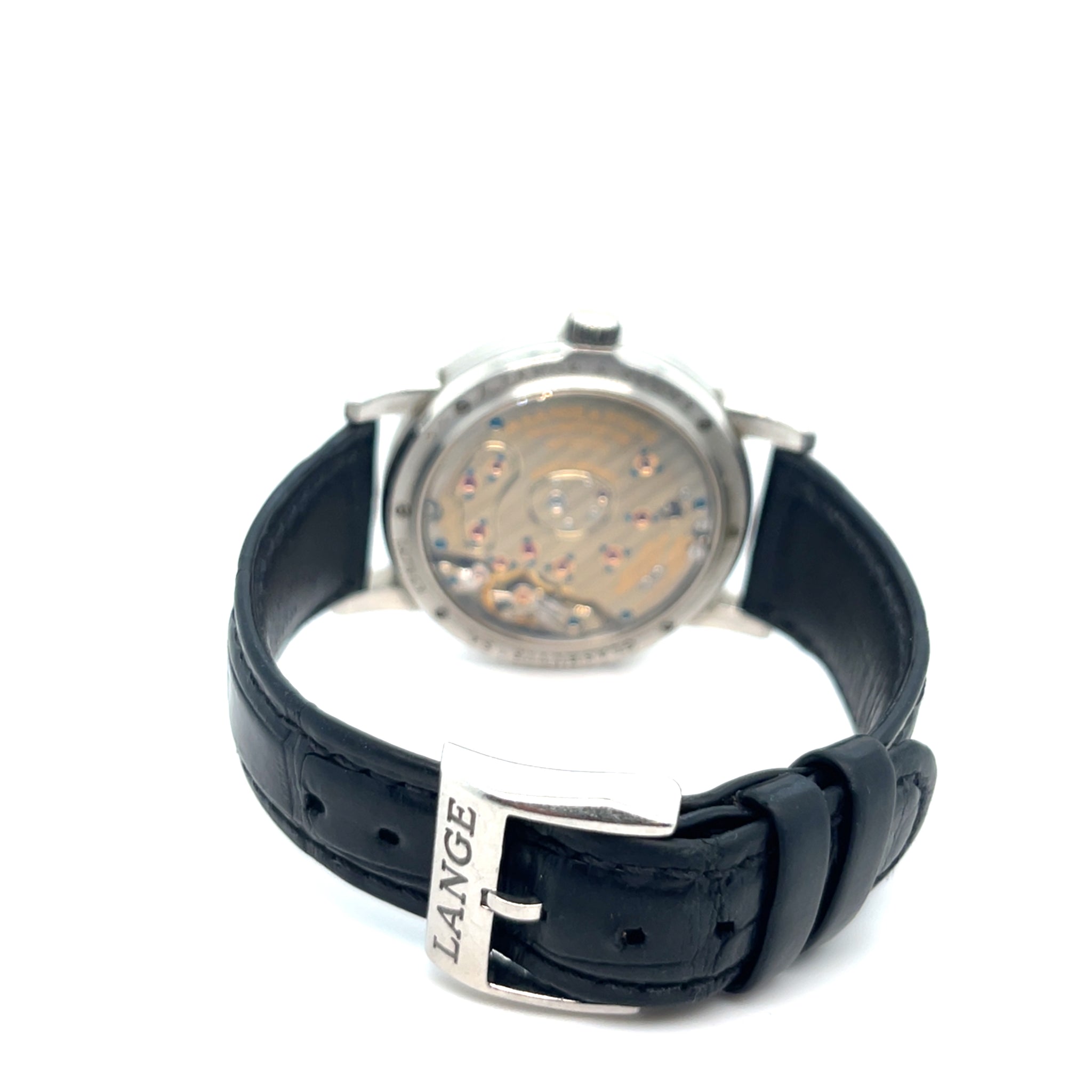 A. Lange & Söhne Lange 1 Moon Phase Reference 109.025 Platinum Silver Dial