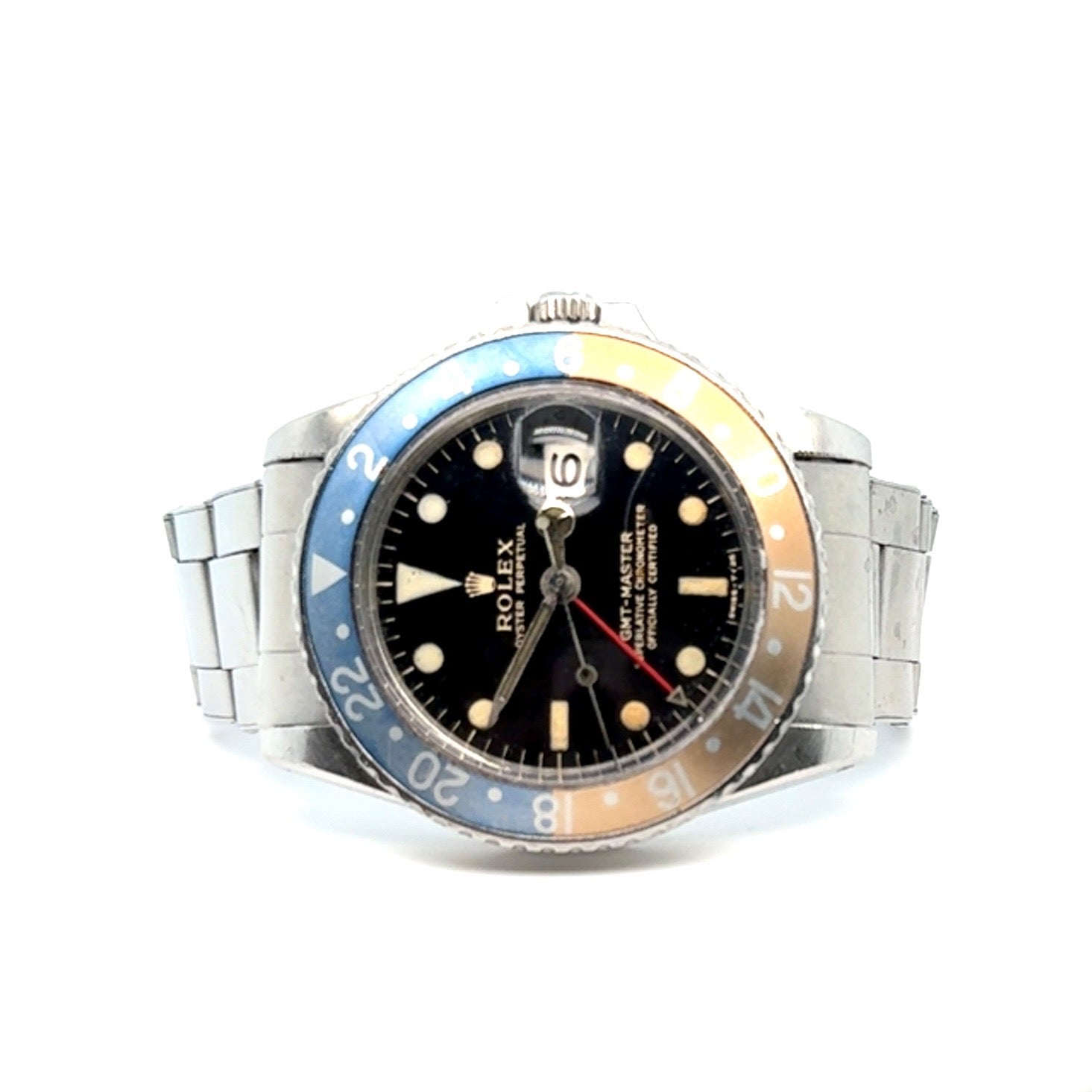 1966-1967 Rolex GMT-Master Pepsi Reference 1675 Stainless Steel