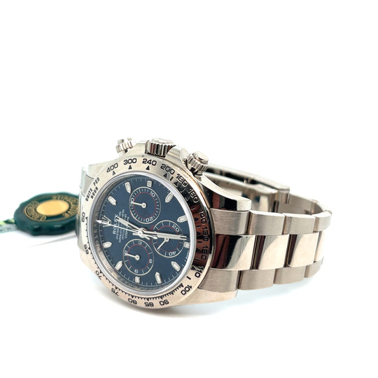 2022 Rolex Daytona Reference 116509 White Gold Blue Dial