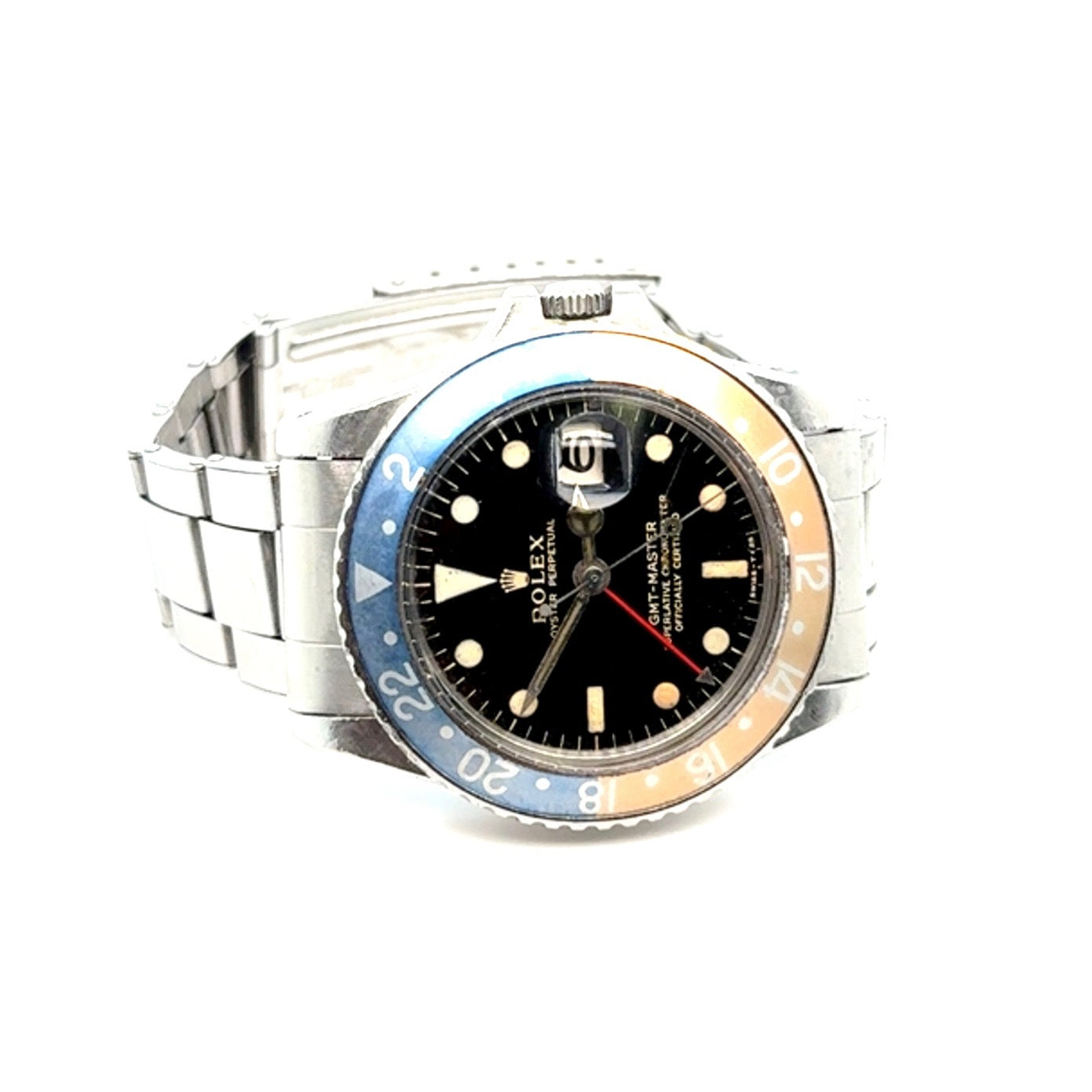 1966-1967 Rolex GMT-Master Pepsi Reference 1675 Stainless Steel