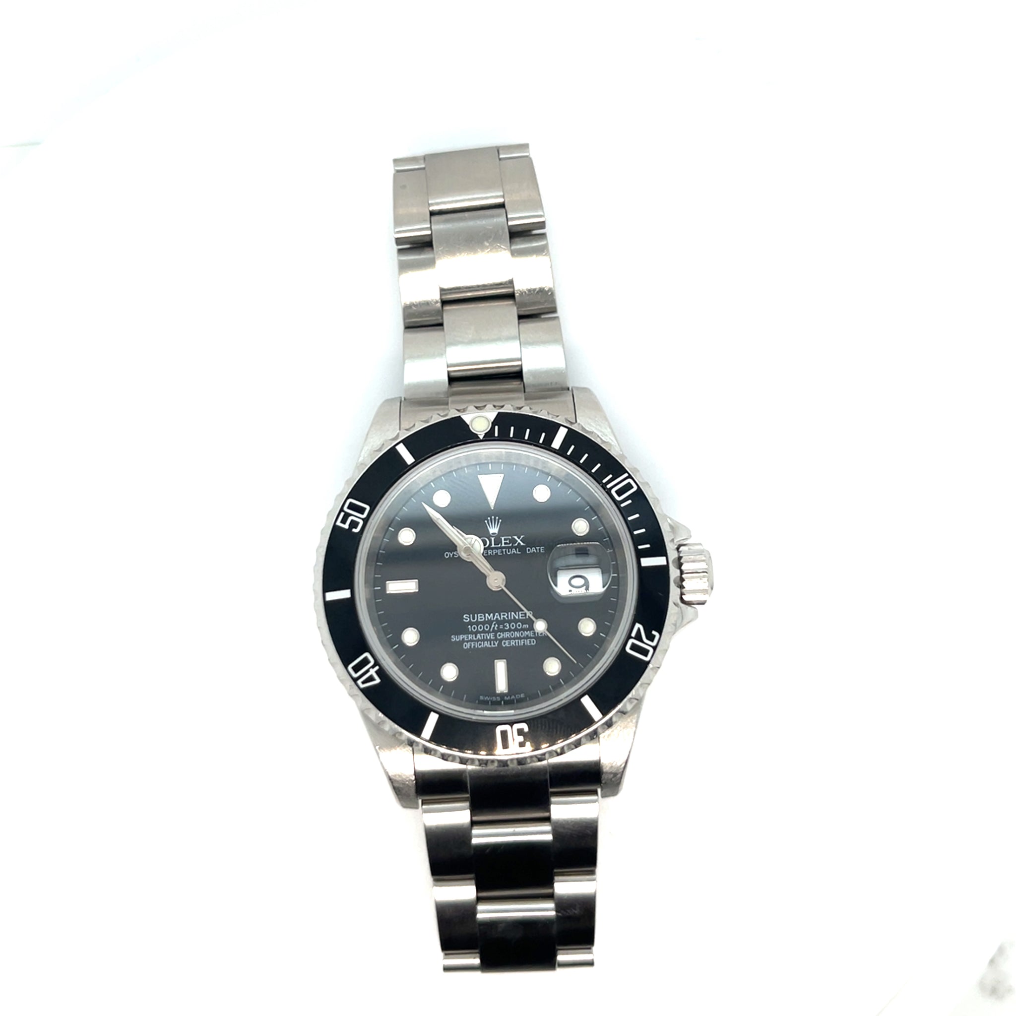1994 Rolex Submariner Date Reference 16610 Stainless Steel Black Dial