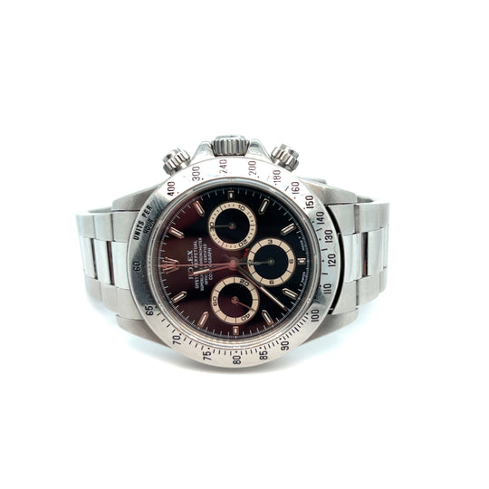 1995 Rolex Daytona 'Alice Cooper Montgomerie Racing Team 2003 Winner' Reference 16520 Stainless Steel Black Dial Zenith Movement