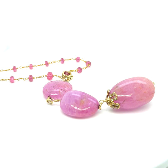 One-of-a-kind Pink Sapphire Charm