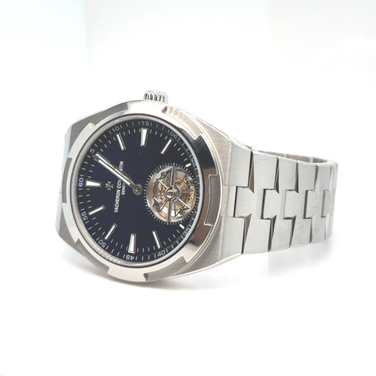 2020 Vacheron Constantin Overseas Tourbillon 6000V/110A-B544 Stainless Steel Blue Dial