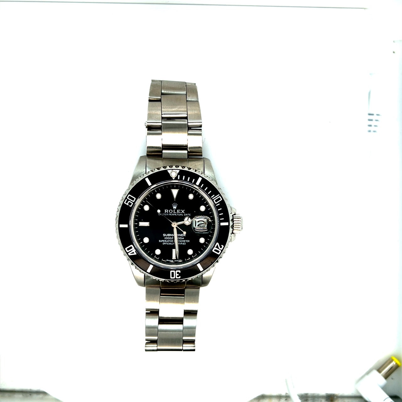 1984 Rolex Submariner Date Reference 16800 Stainless Steel Black Dial