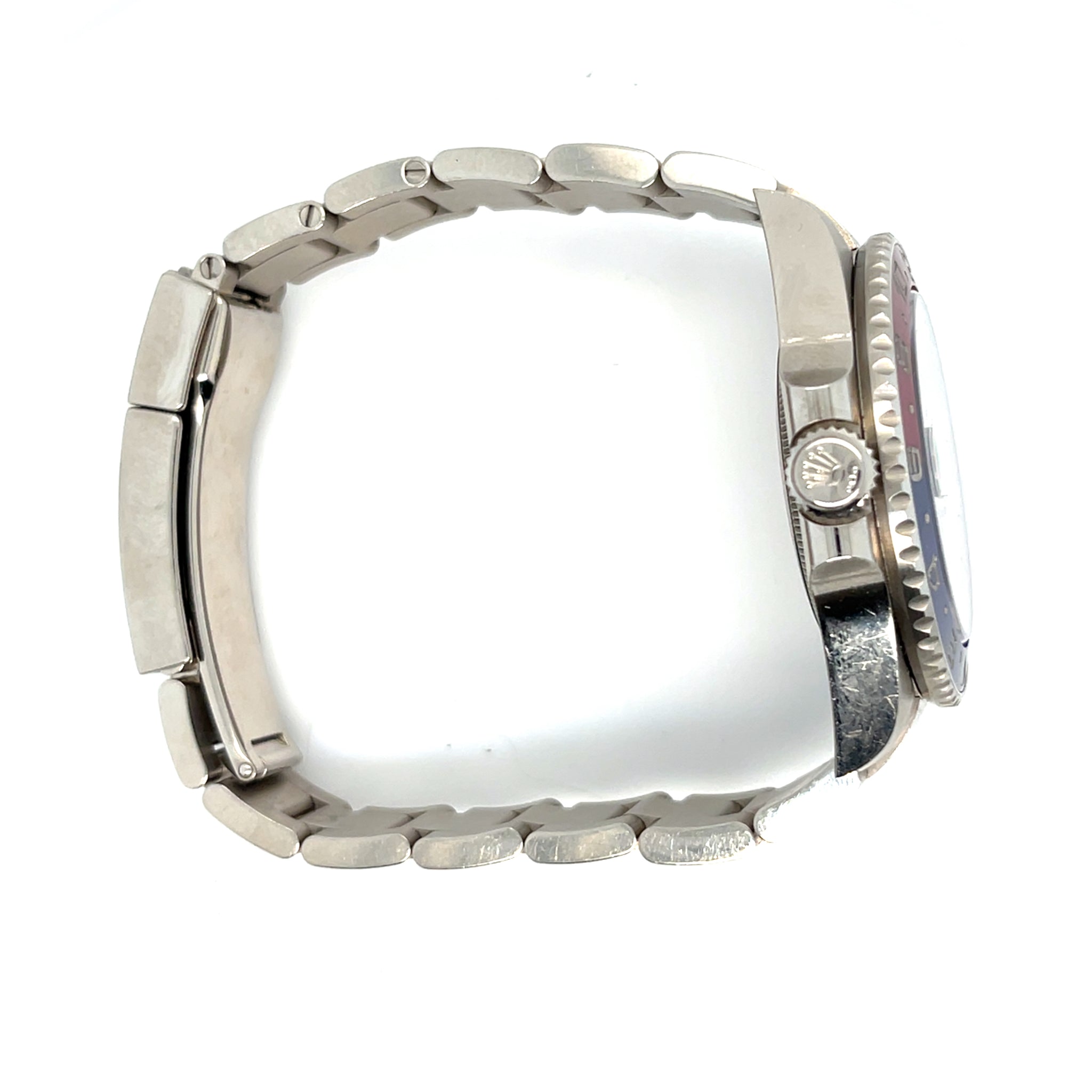 2021 Rolex GMT-Master II 126719BLRO Pepsi White Gold Blue Dial