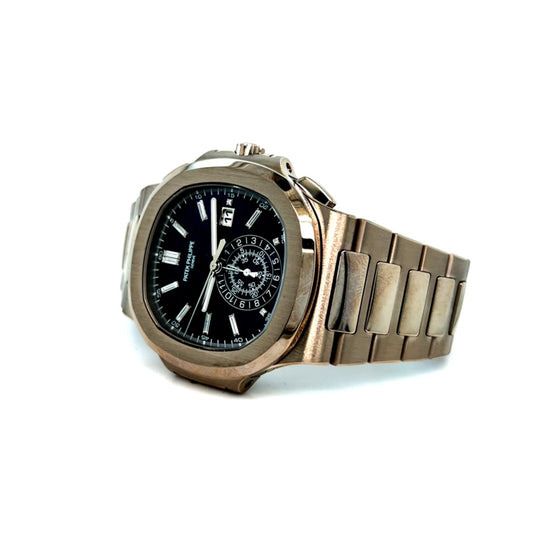 Patek Philippe Nautilus Reference 5976/1G-001 "40th Anniversary" White Gold Blue Diamond Baguette Dial Limited Edition