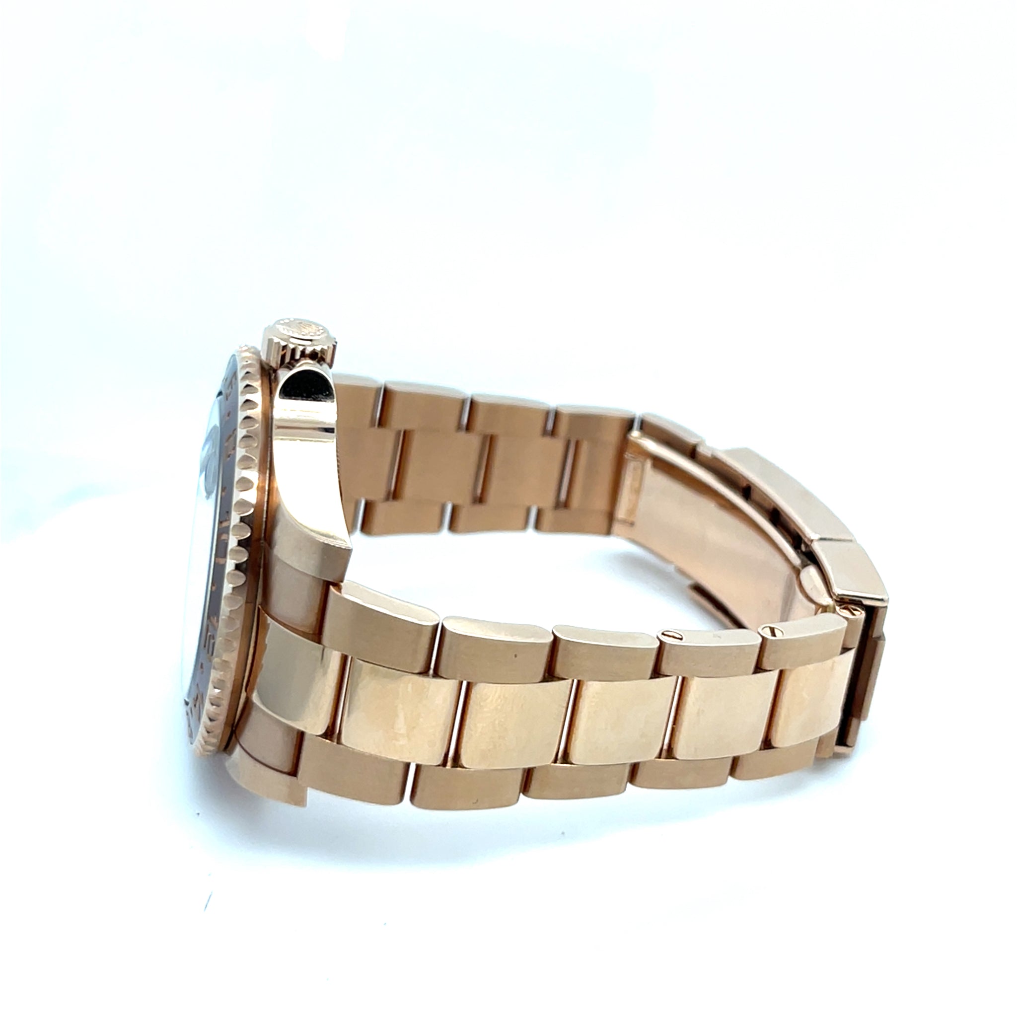 2019 Rolex GMT-Master II 126715CHNR Root Beer Rose Gold Black Dial