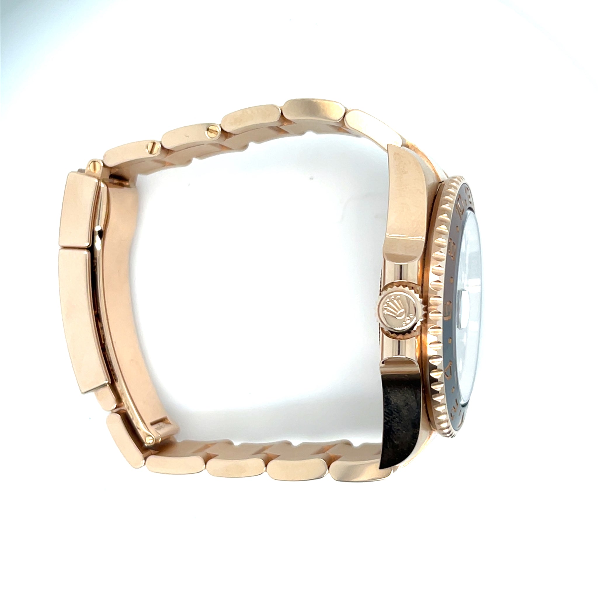 2019 Rolex GMT-Master II 126715CHNR Root Beer Rose Gold Black Dial