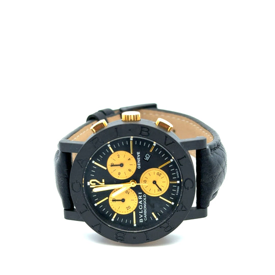Bulgari Carbongold Geneve BB38CH Chronograph Limited Edition of 999