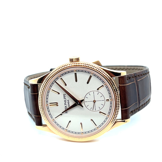 2021 Patek Philippe Calatrava 6119R-001 Rose Gold White Dial