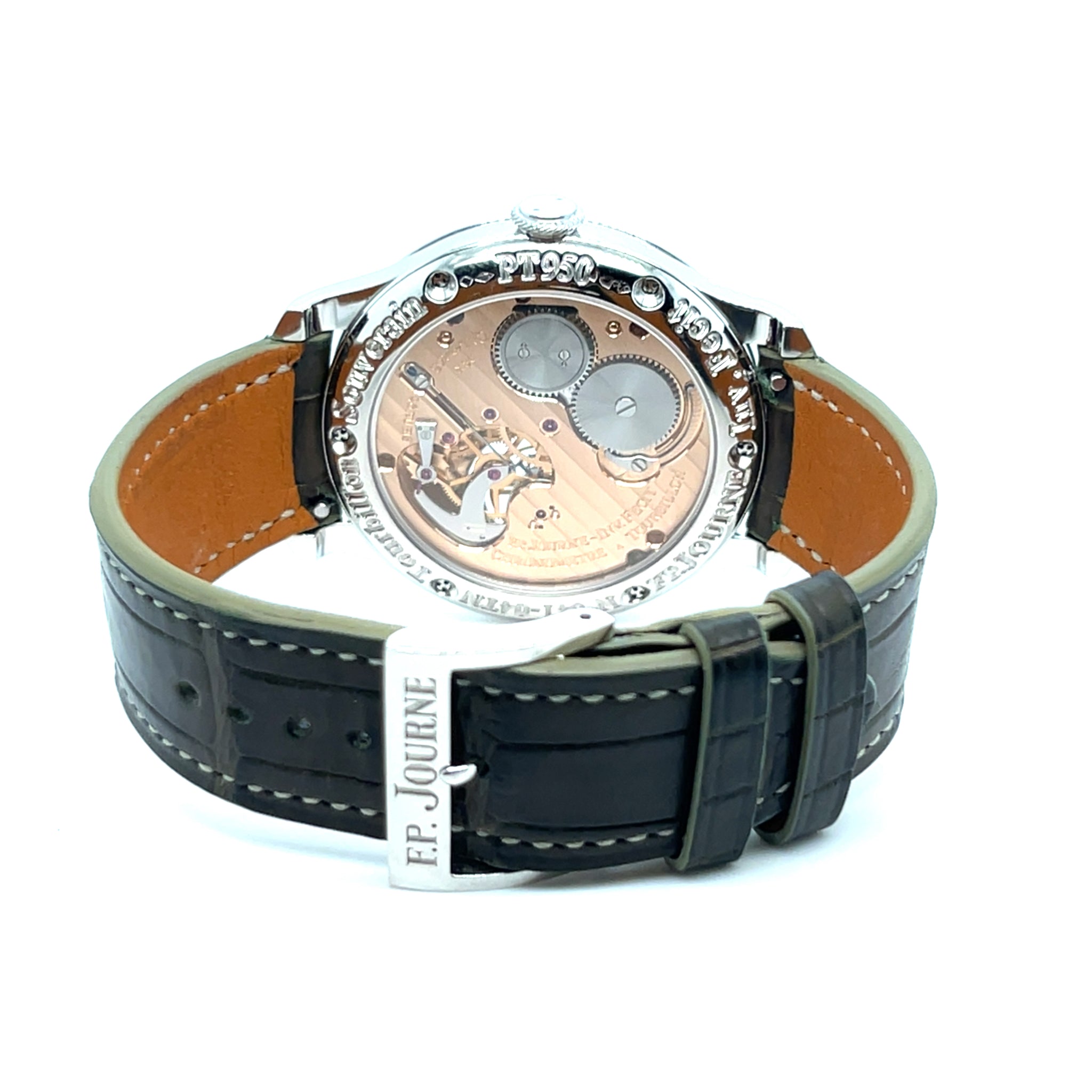 2005 F.P. Journe Tourbillon Souverain Platinum Guilloché Silver Dial First Edition