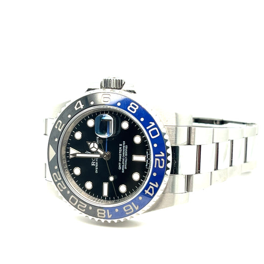 2016 Rolex GMT-Master II 'Batman' 126710BLNR Stainless Steel Black Dial