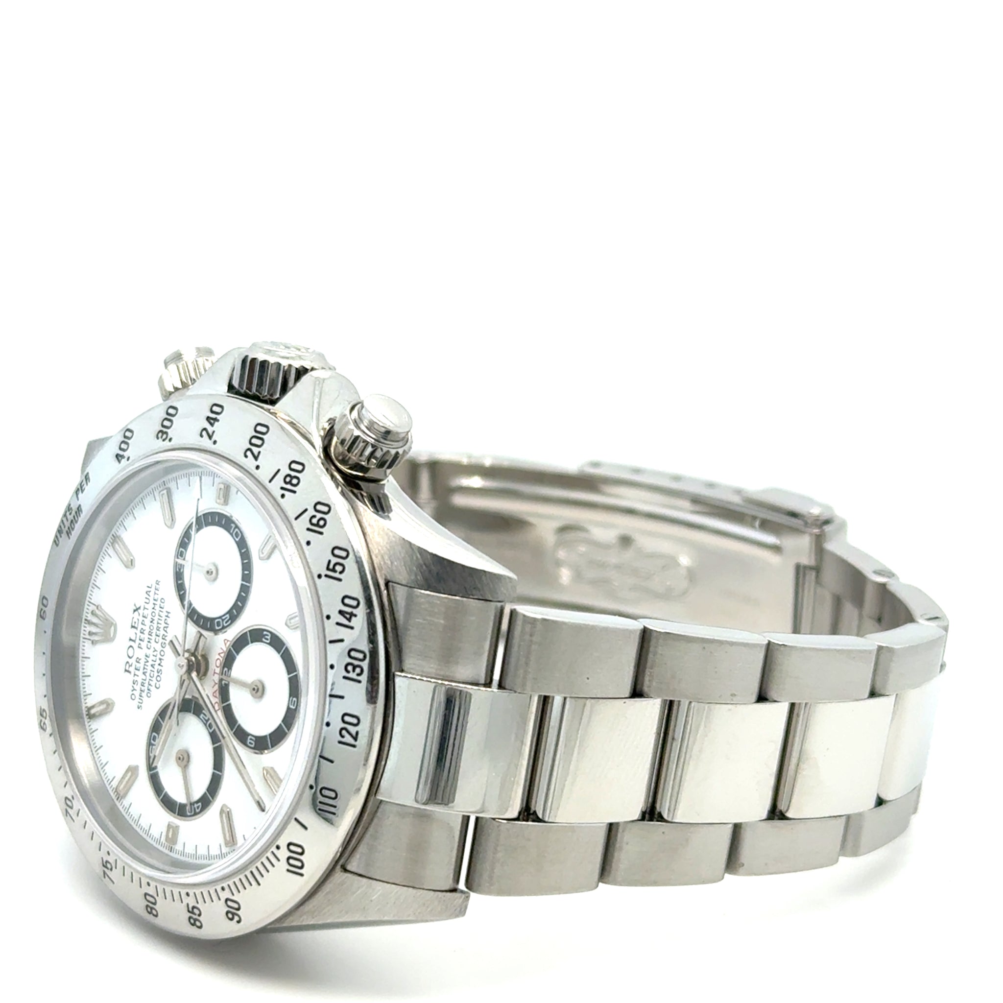 1996 Rolex Daytona Reference 16520 Stainless Steel White Dial