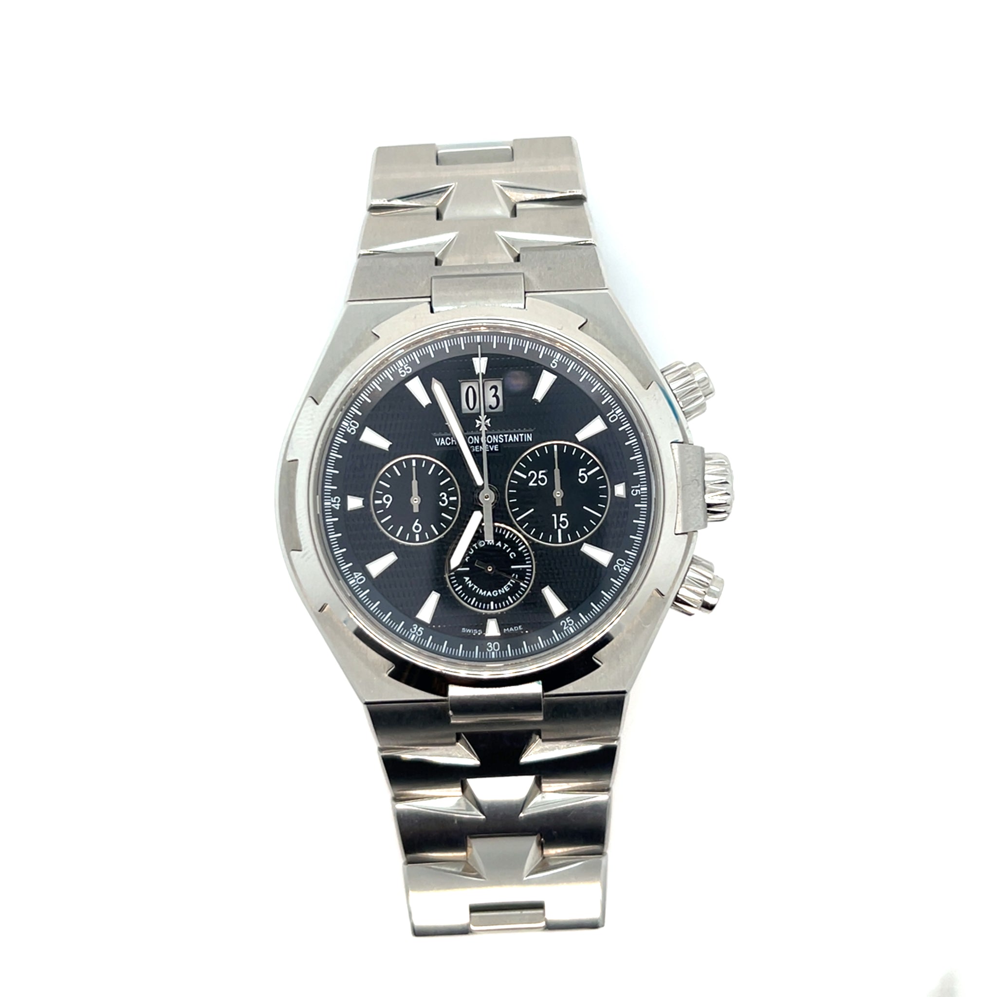 Vacheron Constantin Overseas 49150/B01A-9097 Stainless Steel Black Dial