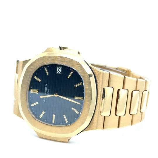 Patek Philippe Nautilus 3700 Yellow Gold Blue Dial
