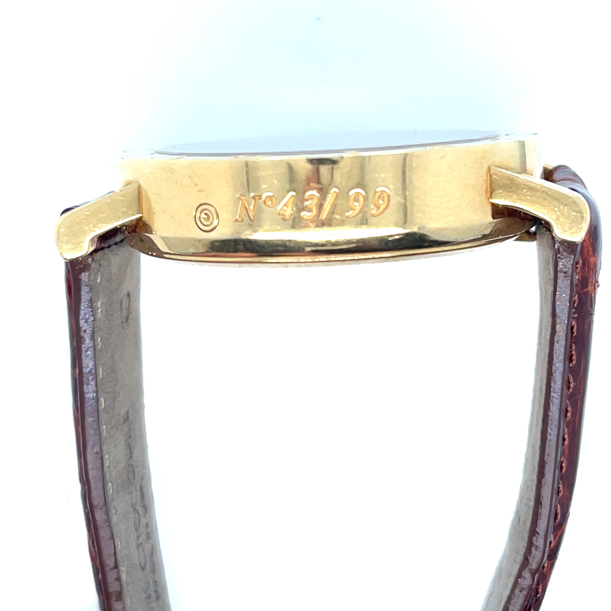 2000 Bulgari BB38 GLMP Yellow Gold Blue Dial Automatic Moon Phase