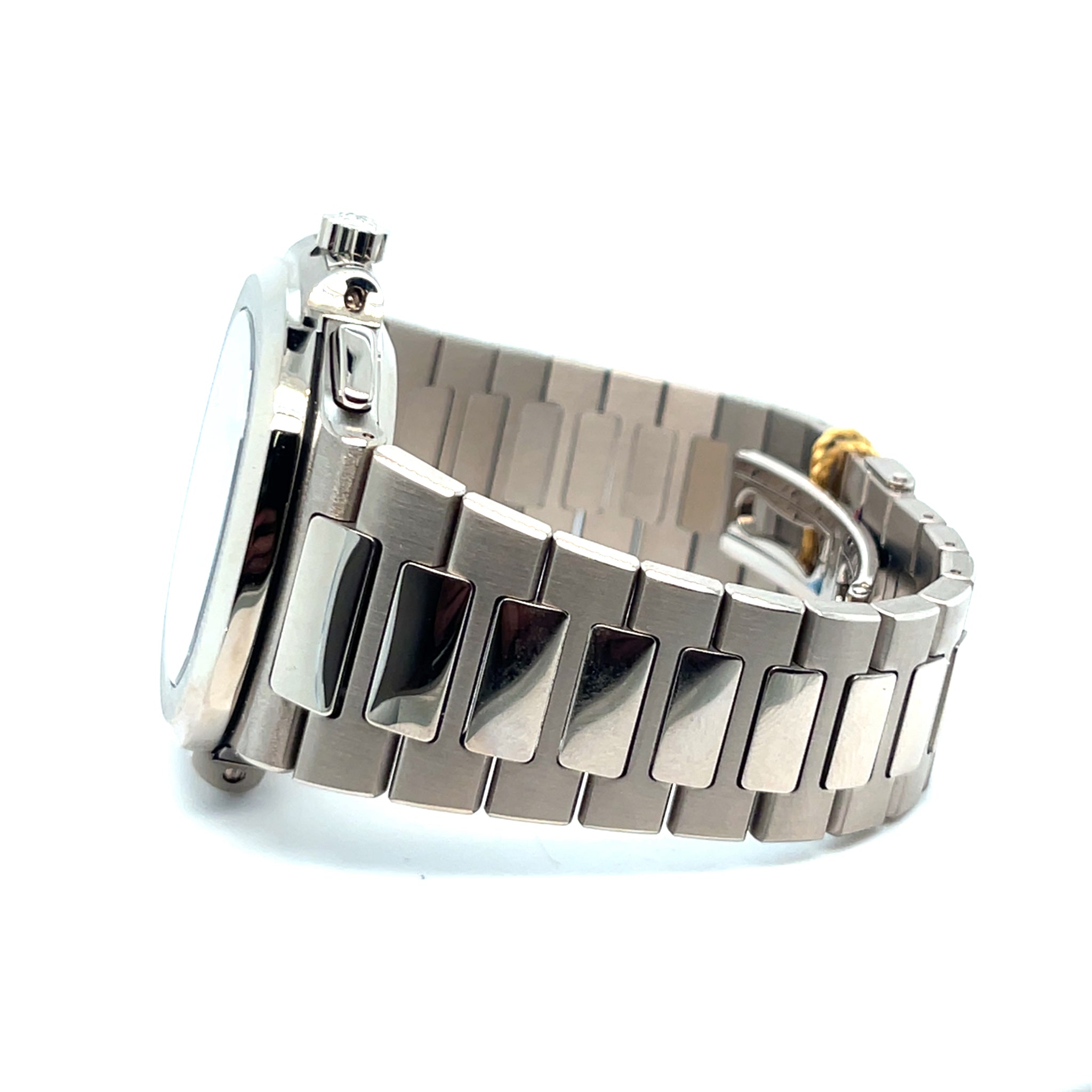 Patek Philippe Nautilus Reference 5976/1G-001 "40th Anniversary" White Gold Blue Diamond Baguette Dial Limited Edition