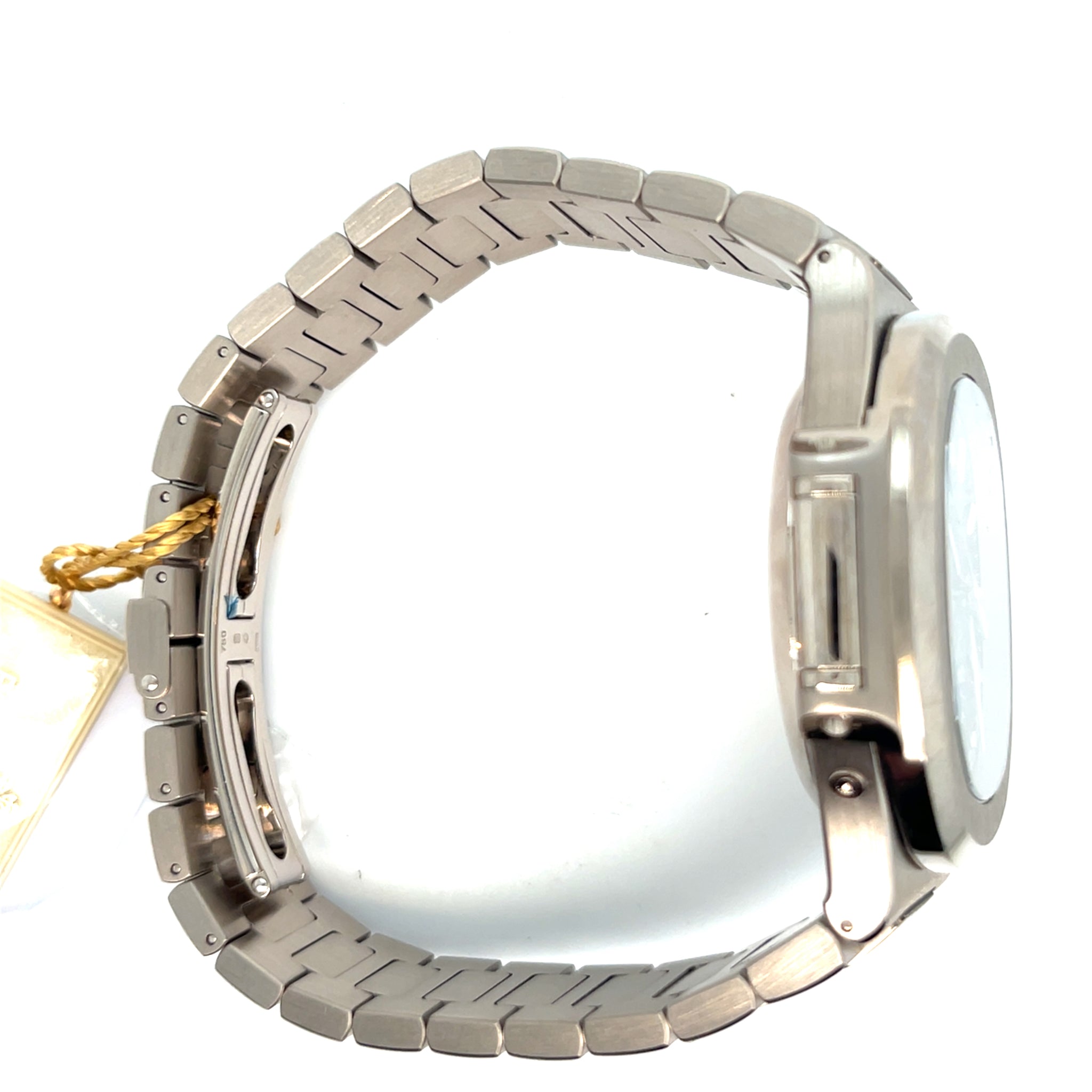 Patek Philippe Nautilus Reference 5976/1G-001 "40th Anniversary" White Gold Blue Diamond Baguette Dial Limited Edition