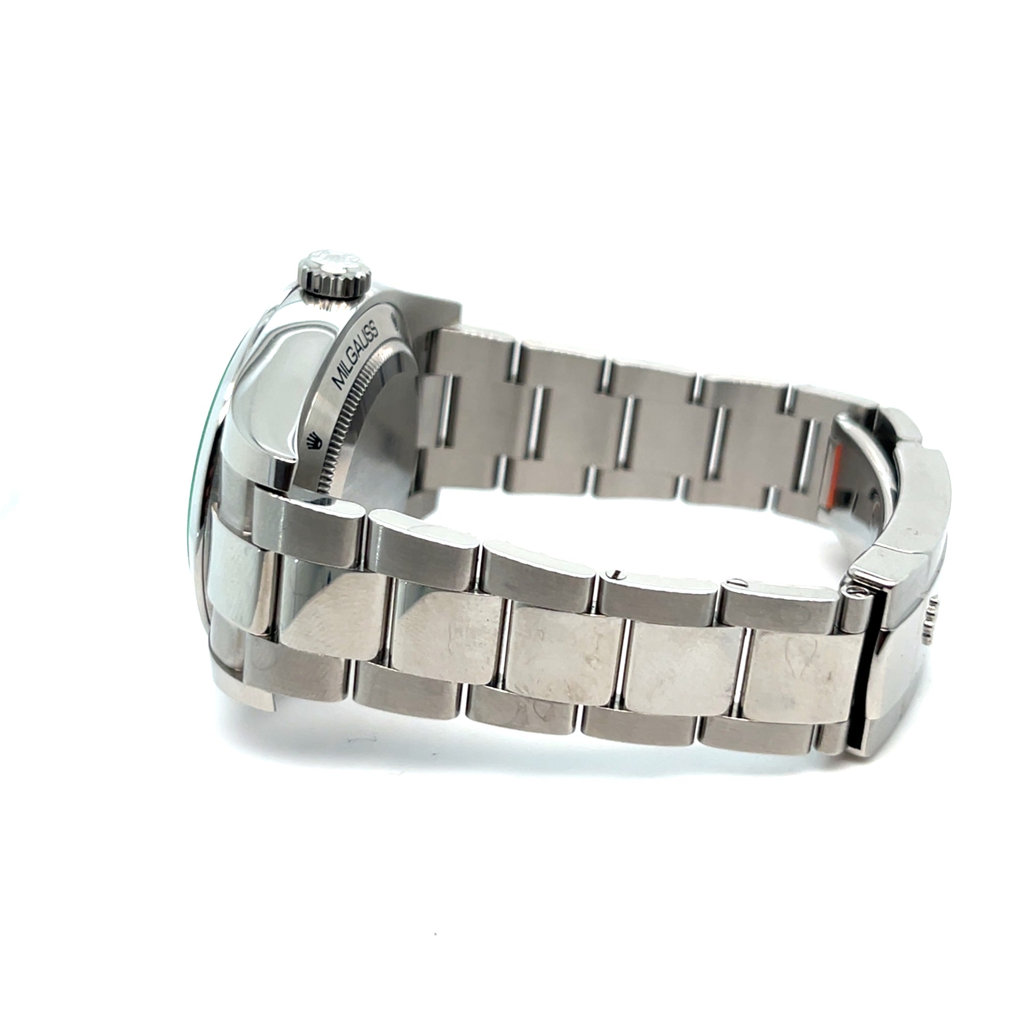 2019 Rolex Milgauss 116400GV Stainless Steel Blue Dial