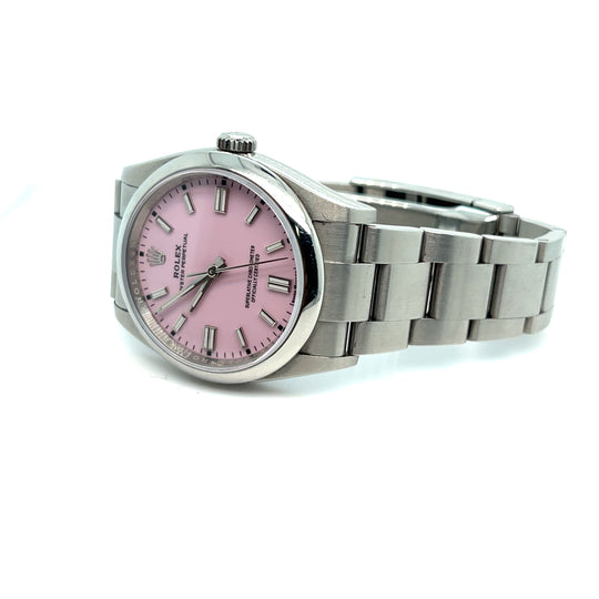 2023 Rolex Oyster Perpetual 36 126000 Stainless Steel Pink Dial