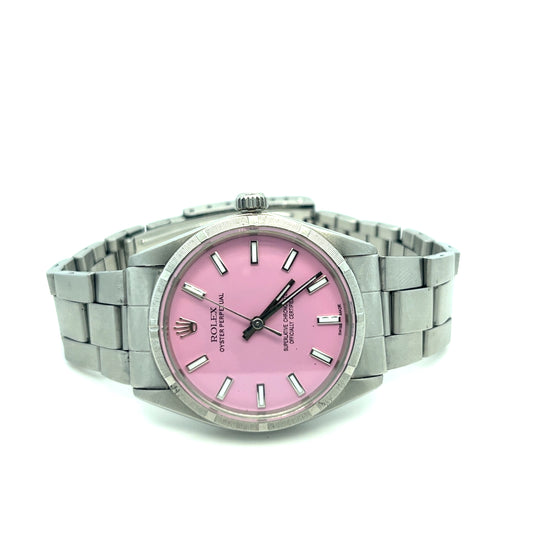 1966 Rolex Oyster Perpetual 1003 Stainless Steel Pink Dial