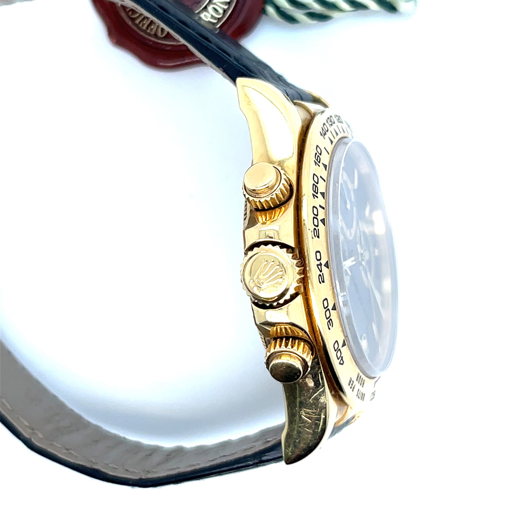 1995 Rolex Daytona 16518 Yellow Gold Black Dial Zenith Movement