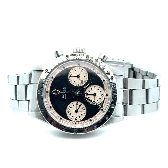 1970 Rolex 'Newman Dial' Daytona 6262 Stainless Steel Uber Rare